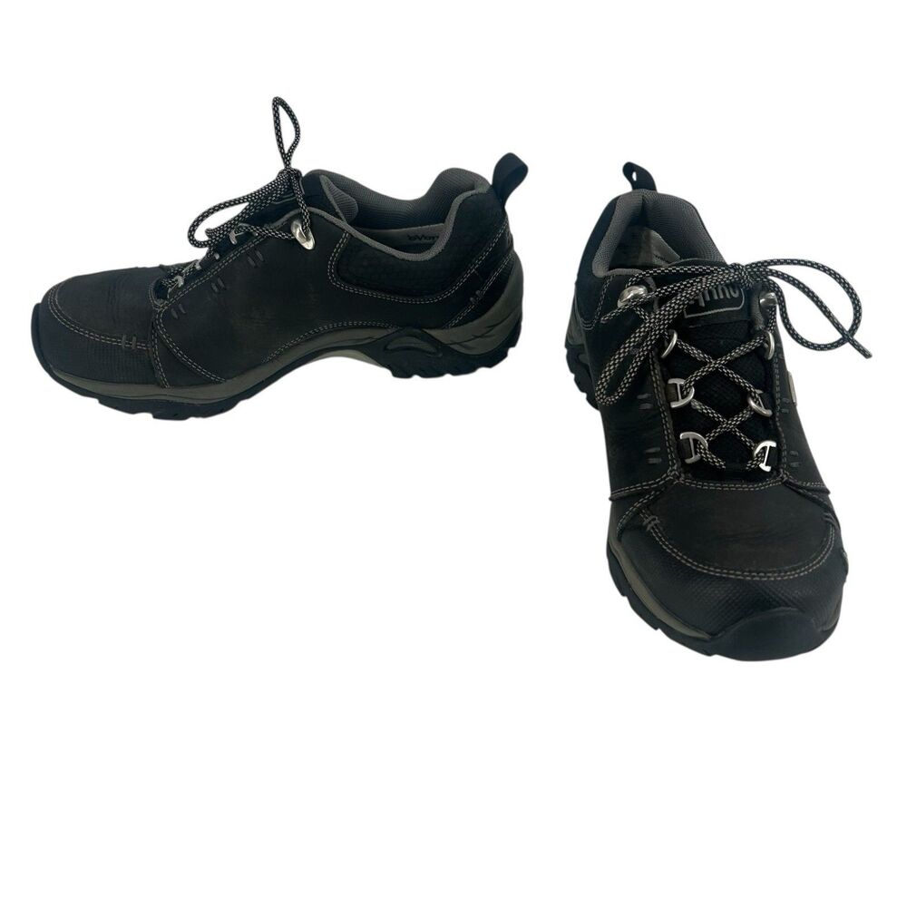 AHNU Teva  Montara II Sz 6 eVent Waterproof Hiking Shoes Black Vibram Leather